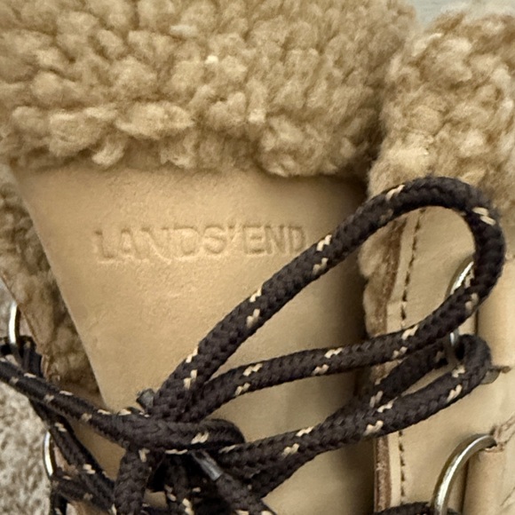 Lands' End Tan and Black Winter Boots - Picture 12 of 14